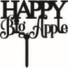 010011 HAPPY Big Apple SVG File