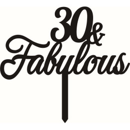 010012 30&Fabulous SVG File
