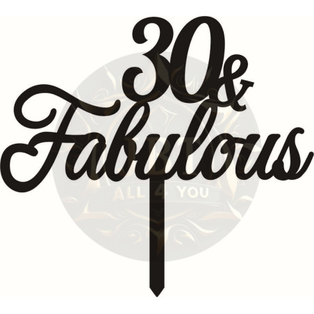010012 30&Fabulous SVG File