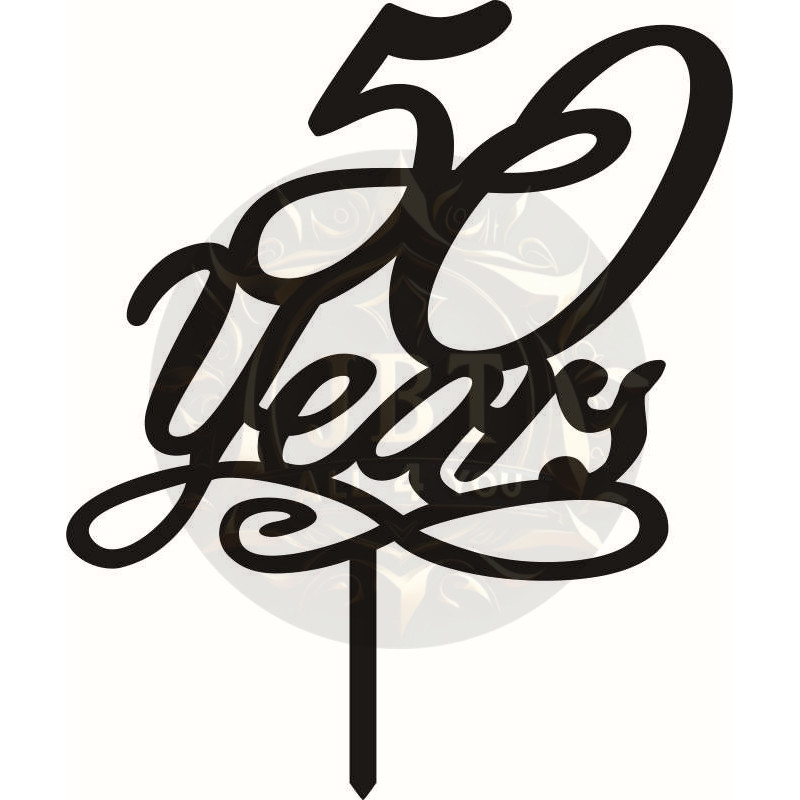 010013 50Years SVG File