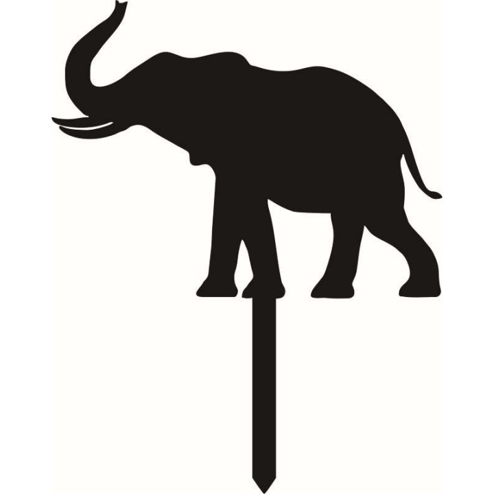 010022 Animals Elephant SVG File | Downloadable Cake Topper Design